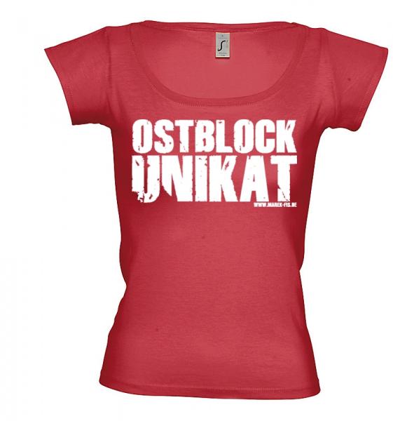 Marek Fis T-Shirt "OstblockUnikat" rot Frauen